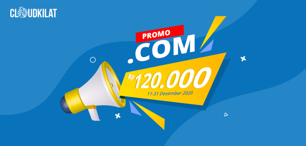 Promo Akhir Tahun Domain .com Turun Harga!